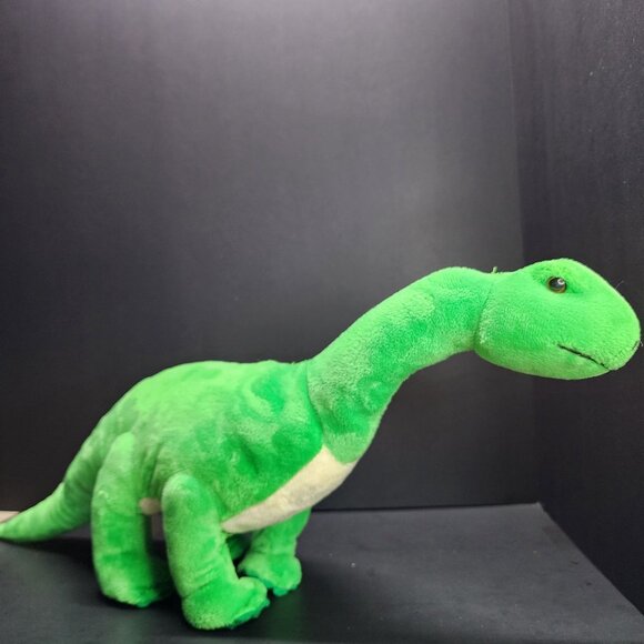 Russ Dinosaur Long Neck Plush Green Stuffed Animal 21'' Toy - Not Working! - Picture 1 of 12